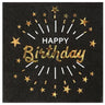 Santex - Serviettes De Table Happy Birthday Or (10) - Party Shop