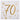 Santex - Serviettes à Cocktail Or 70 Ans (20) - Party Shop