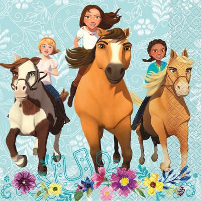 Serviettes De Table(16) - Spirit : Au Galop Party Shop