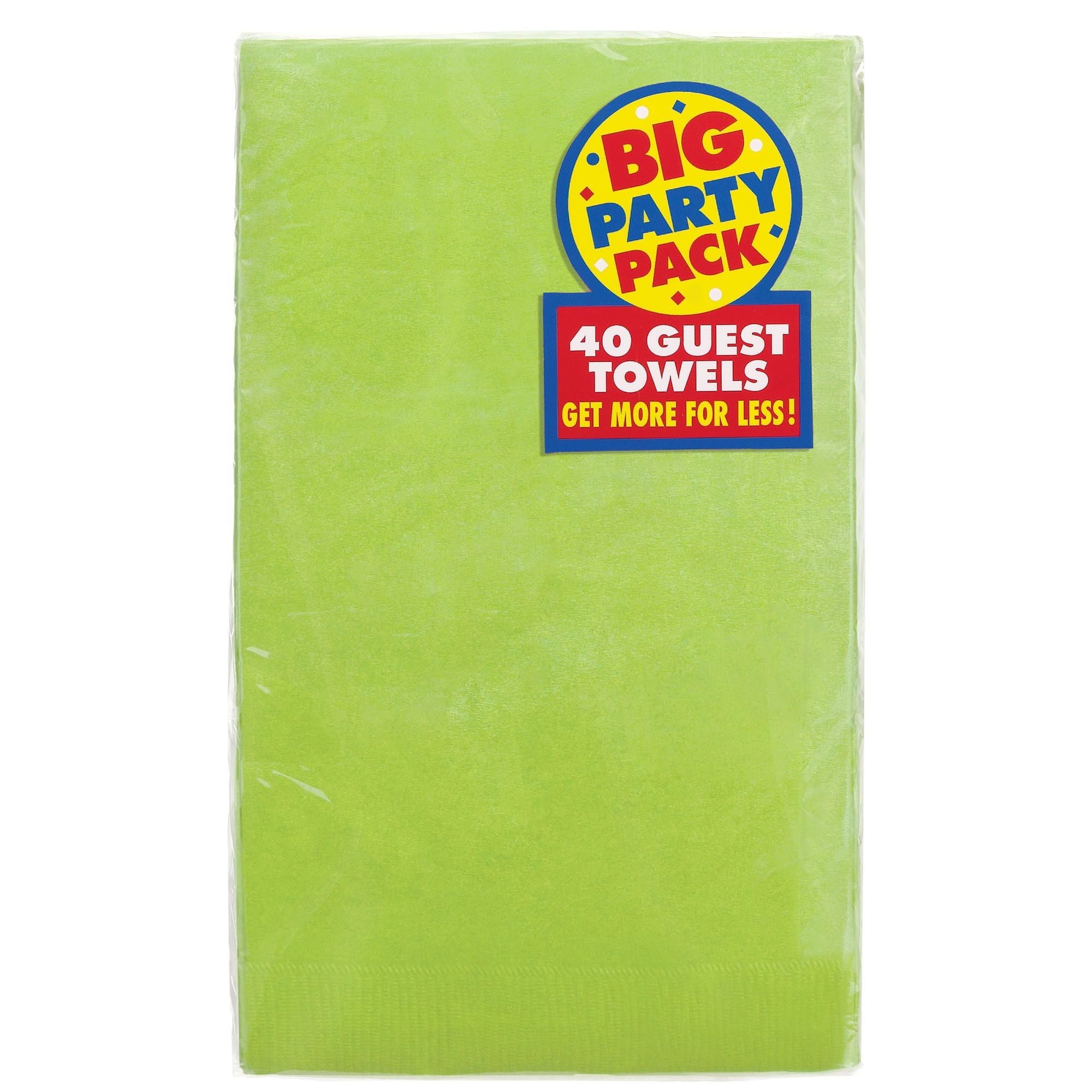 Serviettes D'Invité (40) - Vert Lime Party Shop