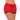 RUBIES - Short Rouge Avec Ornement Carreauté - Party Shop