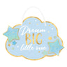 Amscan - Signe Suspendue - Dream Big Little One (Bleu) - Party Shop