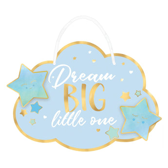 Signe Suspendue - Dream Big Little One (Bleu) Party Shop