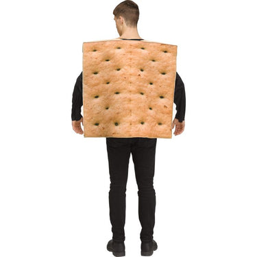 S’mores adult costume set with chocolate, marshmallow, and cracker tunics – 3 funny food costumes in 1 bag, perfect for Halloween or group parties - Funworld - Party Shop