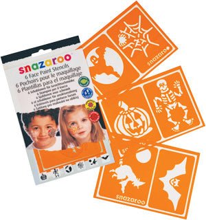SNAZAROO - Snazaroo- 6 Pochoirs Pour Le Maquillage Halloween - Party Shop