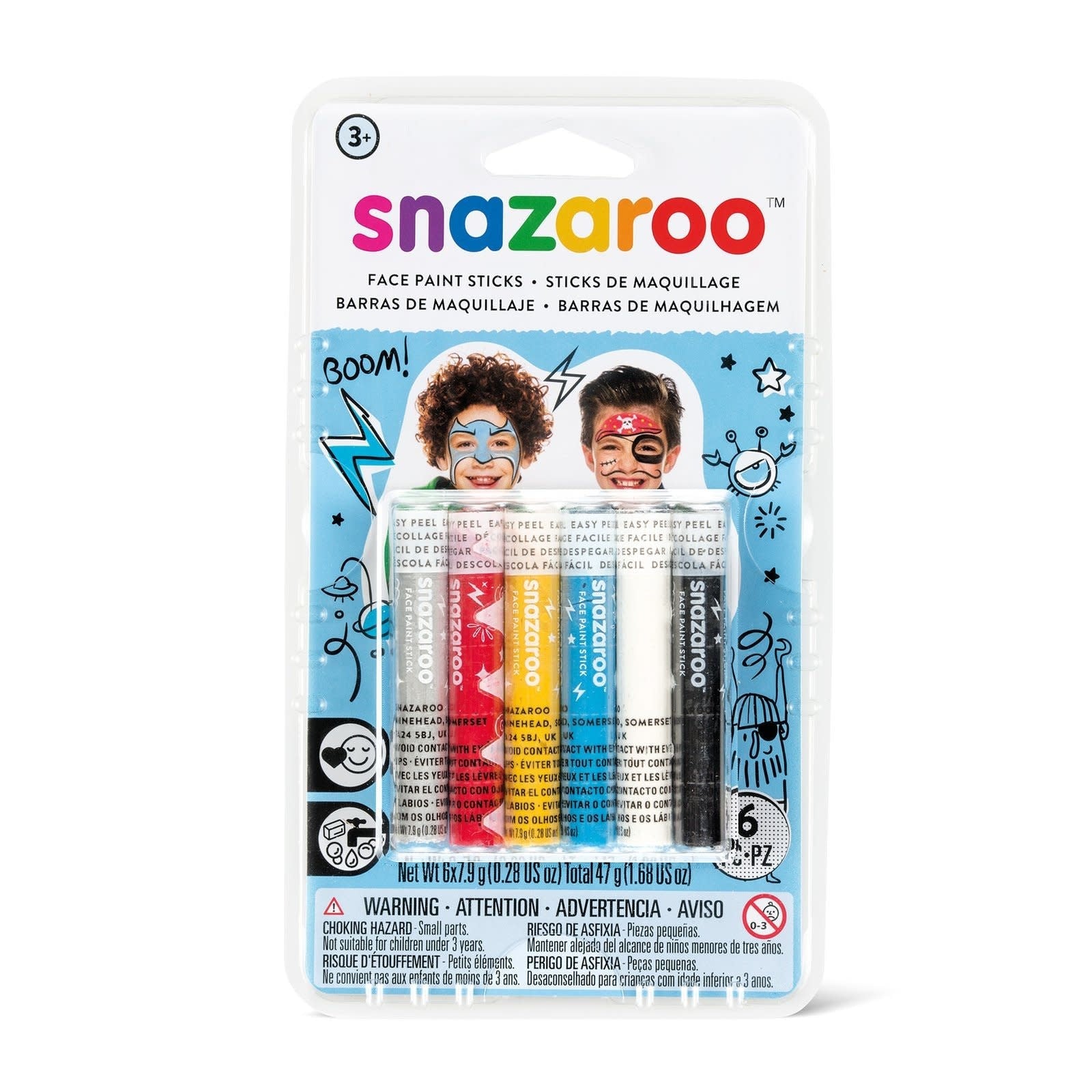 Snazaroo Crayons Dre Maquillage - Aventure Party Shop