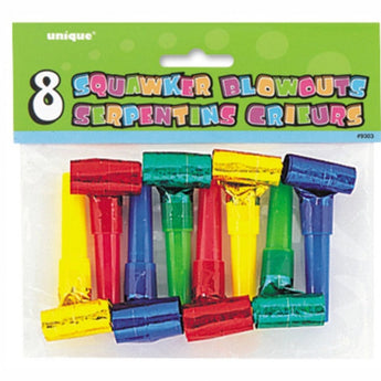 Soufflets (8) - Couleurs Prismatique Party Shop