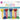 Unique - Soufflets (8) - Couleurs Prismatique - Party Shop