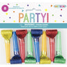 Unique - Soufflets (8) - Couleurs Prismatique - Party Shop