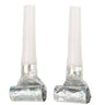 Unique - Soufflets (8) Couleurs Prisme Argent - Party Shop