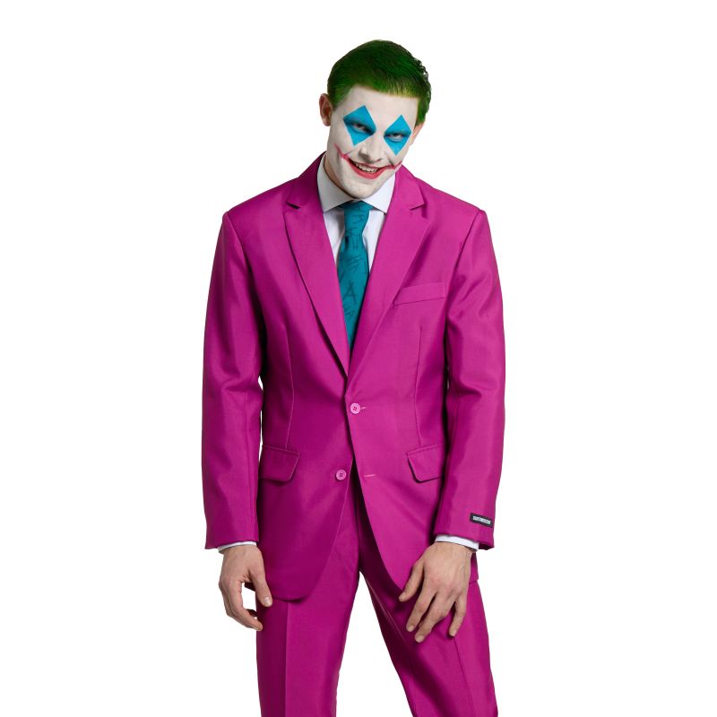 Suitmaster - Costume pour Homme - Joker rouge ruby Party Shop