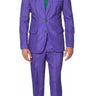 SUITMEISTER - Suitmeister The Joker men’s costume with jacket, pants, and tie. Official DC Comics outfit perfect for Halloween, cosplay, or superhero-themed parties. - Le Joker - Party Shop