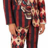 Suitmeister - scary clown men’s costume small – Halloween creepy circus outfit with jacket, pants, and tie. Official horror-themed party costume. - Party Shop