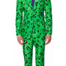 SUITMEISTER - Suitmeister The Riddler men’s costume with jacket, pants, and tie. Official DC Comics outfit perfect for Halloween, cosplay, or superhero-themed parties.- The Riddler - Party Shop