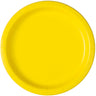 Set of 20 sunshine yellow 9-inch paper plates – perfect for birthday parties, summer events, baby showers, or picnics. Durable and disposable - Party Shop - Unique