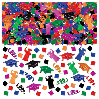 Super Méga Pack Confettis Metalique 5Oz - Graduation Multicolore Party Shop