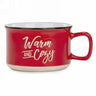 ATTITUDE IMPORTS - Tasse Géante Rouge - Warm And Cozy - Party Shop