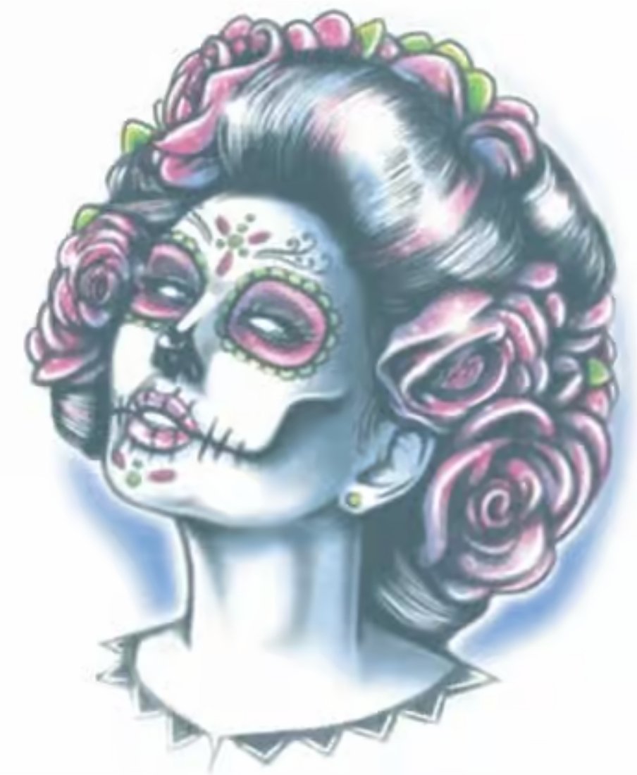 Tatouage Fx - Day Of The Dead Party Shop