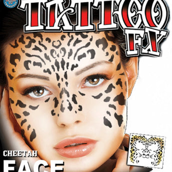 Tatouage Fx Visage - Guépard Party Shop