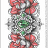 TINSLEY - Tatouage Temporaire - Beauty Bone Lotus - Party Shop