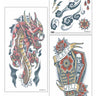 TINSLEY - Tatouage Temporaire - Manche Dragon Rouge - Party Shop