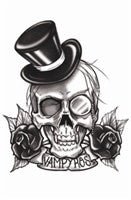 Tatouage Temporaire - Tete De Mort Party Shop