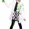 FUN WORLD - Teen girl laboratory costume with lab coat, apron dress front, fun specs, bow tie, and footless tights – perfect Halloween science cosplay outfit - Party Shop