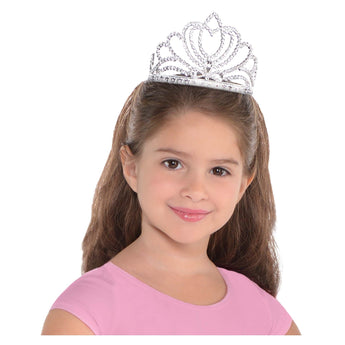 Tiara Enfant de Princesse Argent Party Shop