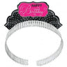 Amscan - Tiare Rose Et Noir Happy Birthday (12) - Party Shop