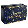 Santex - Tirelire Joyeux Anniversaire Métallisé Bleu - Party Shop