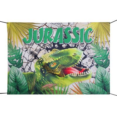 Toile de Fond 210x15 - Dinosaure Party Shop