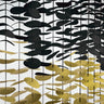 Amscan - Toile De Fond - Cercle Noir Et Or - Party Shop
