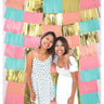 Amscan - Toile De Fond Décorative À Franges - Couleurs Pastel - Party Shop