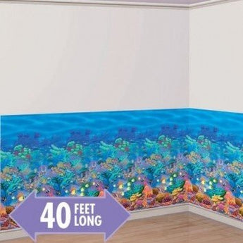 Toile De Fond Recif Corallien (4' X 40') Party Shop