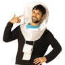 Toilet seat costume with roll holder headpiece for adults – One size fits most. Funny outfit for Halloween, parties, and gag events. - Rasta Imposta - Party Shop