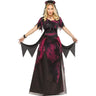Twilight Fairy costume for adult women – shimmering amethyst gown with matching floral headband – perfect for Halloween and fantasy parties - FunWorld - Party Shop