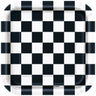 Unique - Assiettes Carrés 7po (8) - Damier course auto - Party Shop