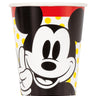 Unique - Verre en Carton 9Oz (8) - Mickey Mouse - Party Shop