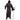 Unknown Phantom adult Halloween costume with black hooded robe, secret vision mask, and belt – spooky and mysterious disguise for haunted events - Funworld - Party Shop