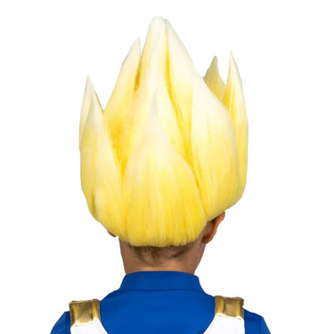 Dragon Ball Z Vegeta wig for kids – official spiky Saiyan hairstyle cosplay accessory. Perfect for Halloween, birthday parties, carnival and manga conventions. - MOM - Party shop