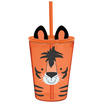 Verre A Paille - Animaux De La Jungle Party Shop