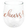 Creative Converting - Verre À Vin Sans Pied 14Oz - Tout En Rose (Cheers!) - Party Shop