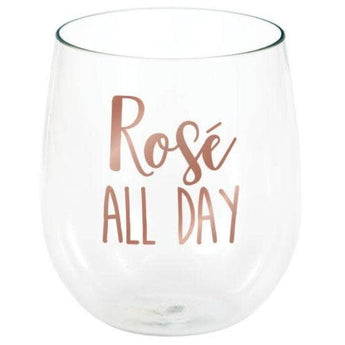 Verre À Vin Sans Pied 14Oz - Tout En Rose (Rosé All Day) Party Shop