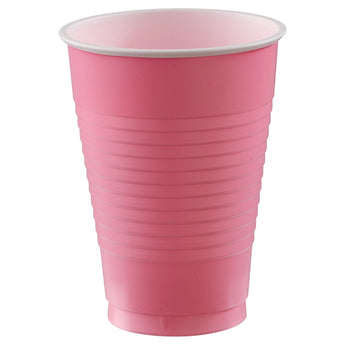 Verre De Plastique 12Oz (20) - Rose nouveau Party Shop