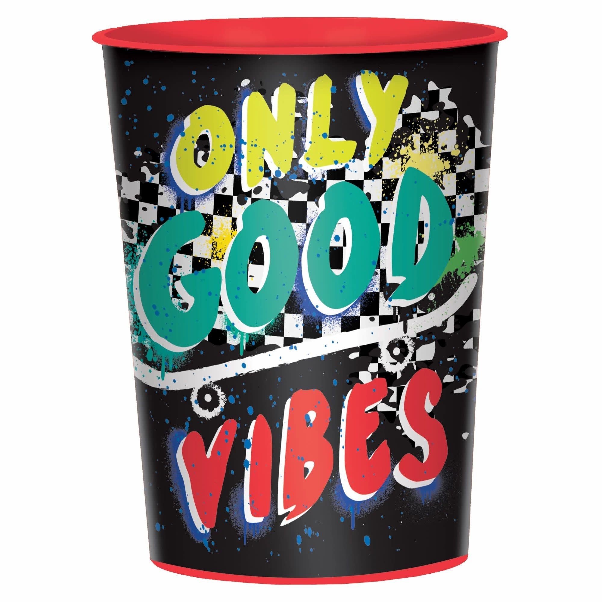 Verre De Plastique 16 Oz - Skate Party Party Shop