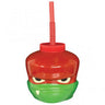 Amscan - Verre De Plastique Avec Paille - Les Tortues Ninja - Party Shop