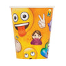 Unique - Verre En Carton 9Oz (8) - Emoji Arc-En-Ciel - Party Shop