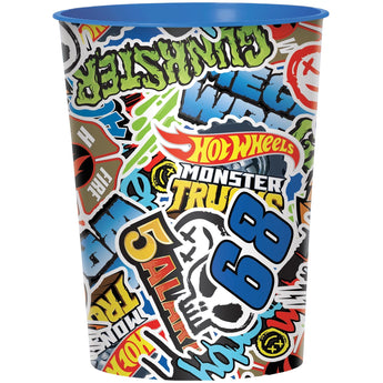 Verre en plastique 16oz - Hot Wheels Monster Truck Party Shop