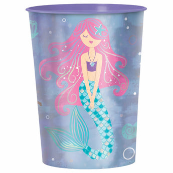 Verre En Plastique 16Oz - Sirènes Étincelantes Party Shop