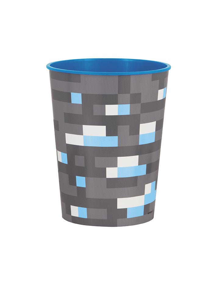 Verre Plastique 16Oz - Pixel (Minecraft) Party Shop